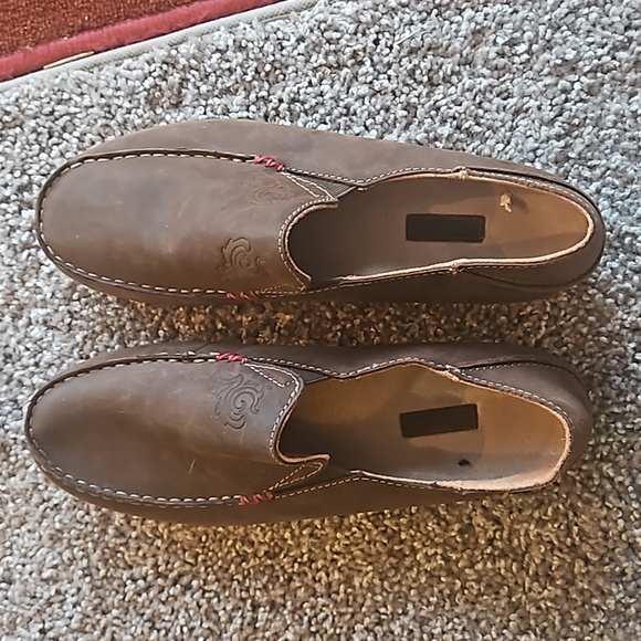 $140 9 Tooled Leather Olukai Korean Slip-ons as if new firm$ - Picture 7 of 14
